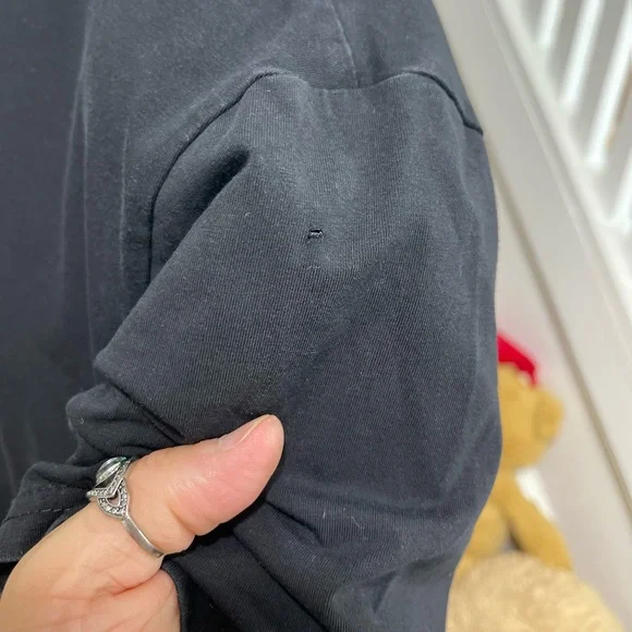 Fair Men’s Size  X-large Valentino Garavani VLTN Logo Cotton Tee In Black/White - Picture 13 of 13